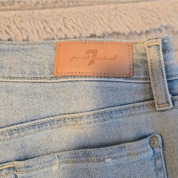 7 for all Mankind LUXE VINTAGE JOSEFINA JEANS Sz 29 Light Wash - Picture 6 of 16